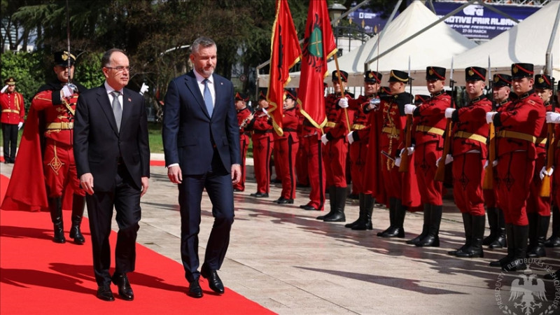 Presidenti i Sllovakisë vizitë në Shqipëri