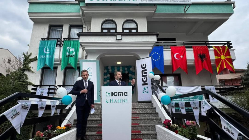 Üsküp’te IGMG ve Hasene Merkez Binası Açıldı