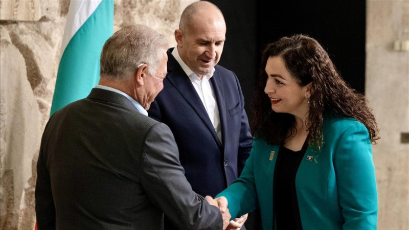 Presidentja Osmani takoi në Sofje mbretin jordanez