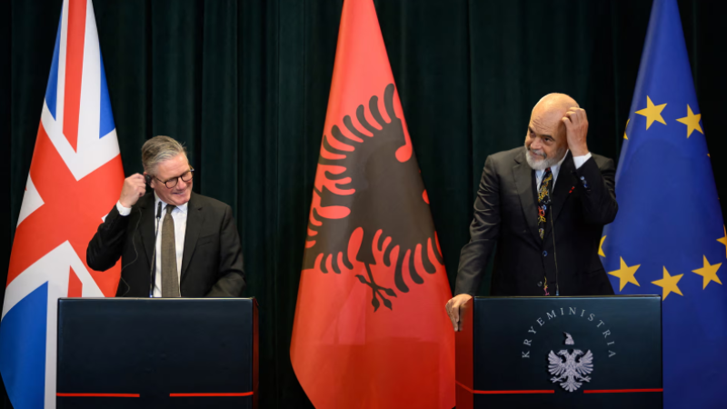 Starmer trip labelled an ‘embarrassment’ as Albania rules out asylum seeker deal