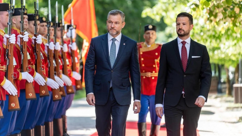 Milatović se na Cetinju sastao s predsjednikom Slovačke Pelegrinijem