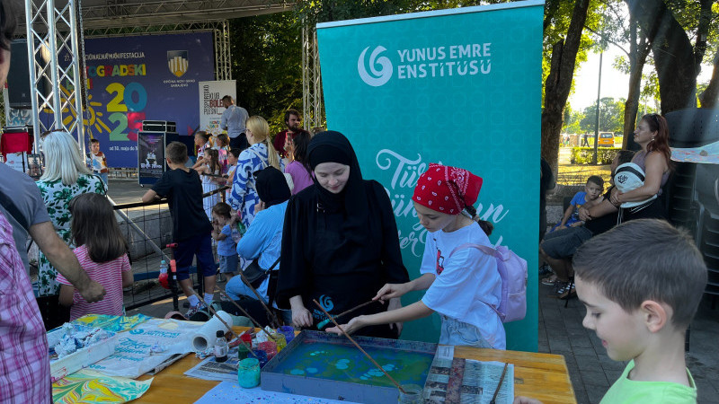 Saraybosna’da Türk Kültürü Aile Günü’nde Ebru ile Buluştu