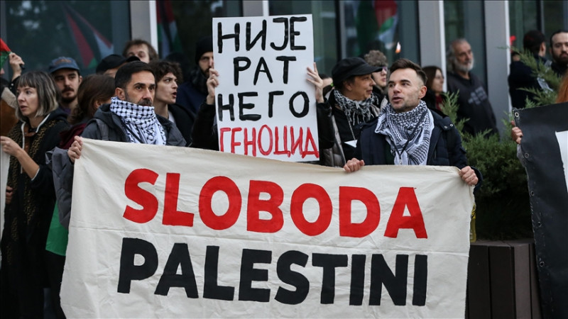 Propalestinski protesti u Beogradu: Zaustavite izvoz oružja u Izrael