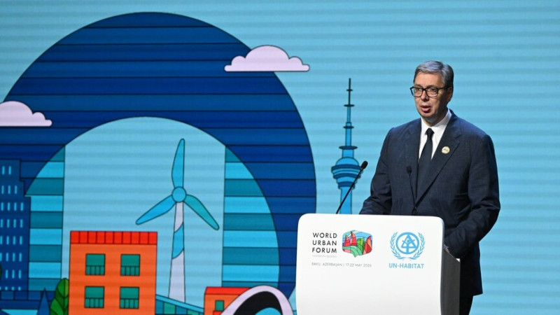 Vučić iz Bakua: S ponosom predstavljam Srbiju na Svjetskom urbanom forumu