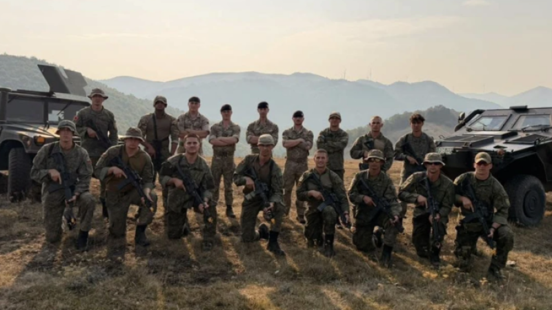 Arnavutluk askerleri “Cambrian Patrol 2026” için Kosova’da eğitim aldı